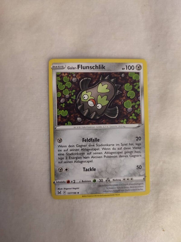 Pokemonkarte Deutsch "Galar-Flunschlik"