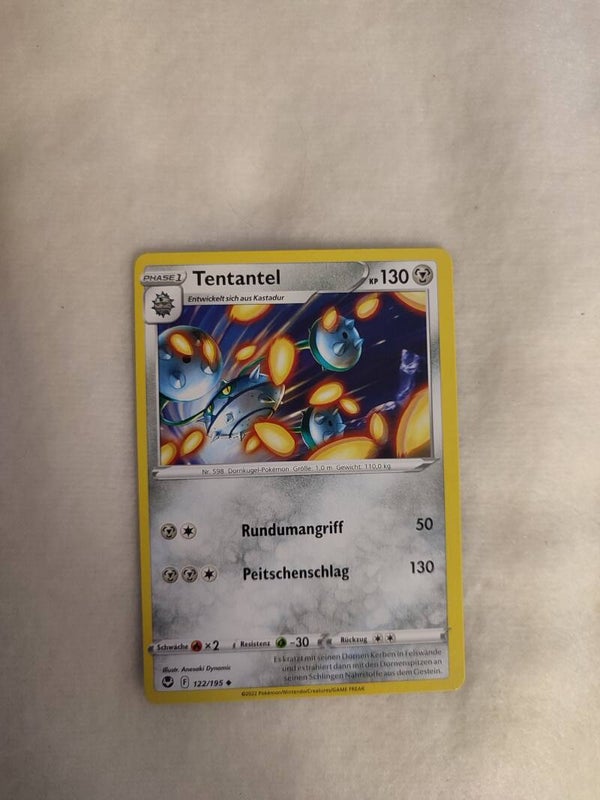 Pokemonkarte Deutsch "Tentantel"