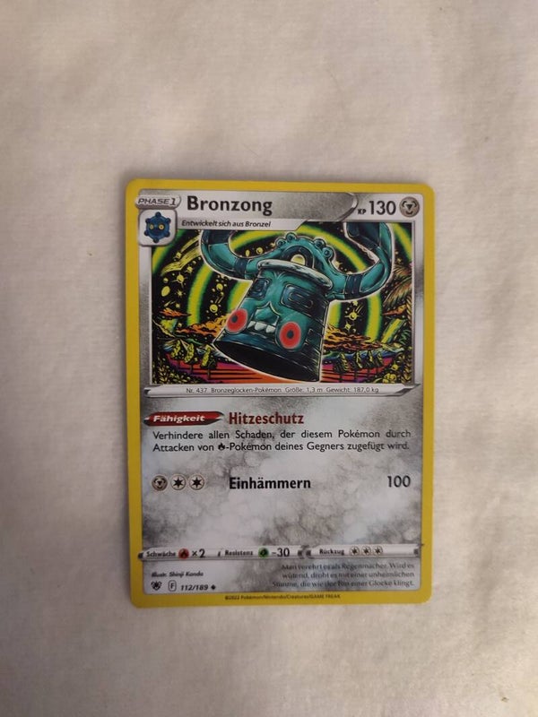 Pokemonkarte Deutsch "Bronzong"