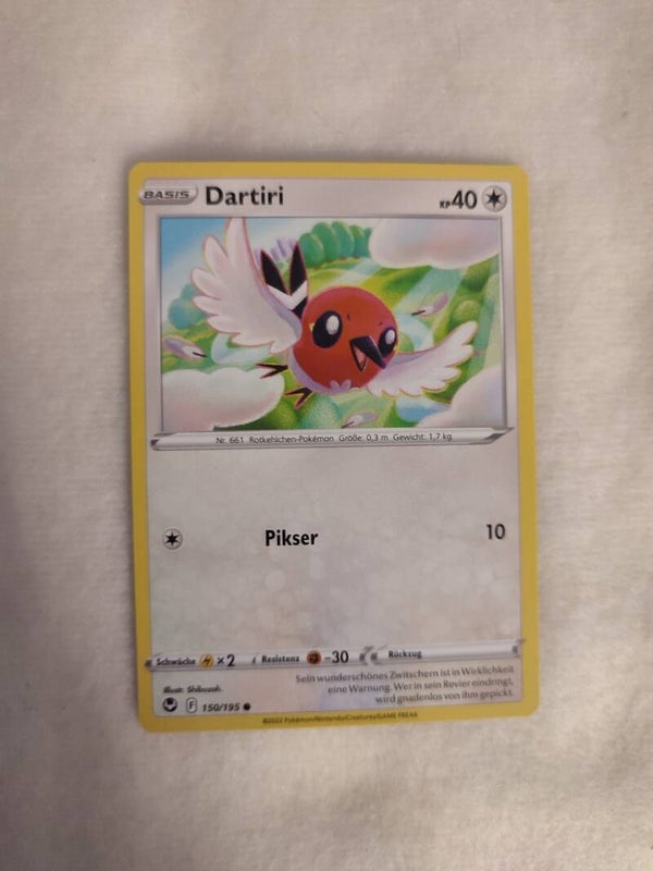 Pokemonkarte Deutsch "Dartiri"