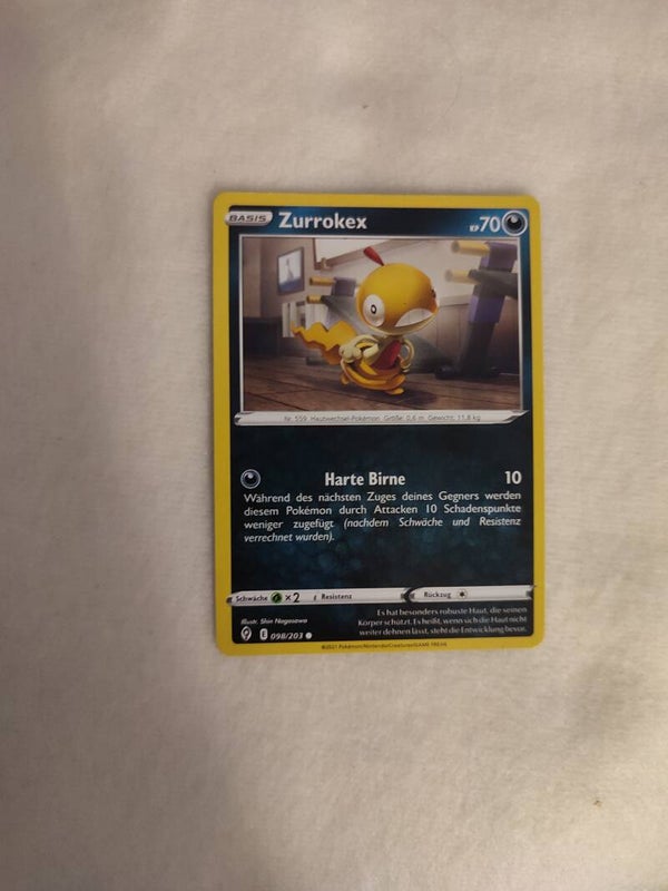 Pokemonkarte Deutsch "Zurrokex"