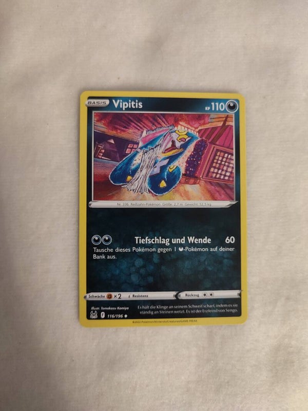 Pokemonkarte Deutsch "Vipitis"