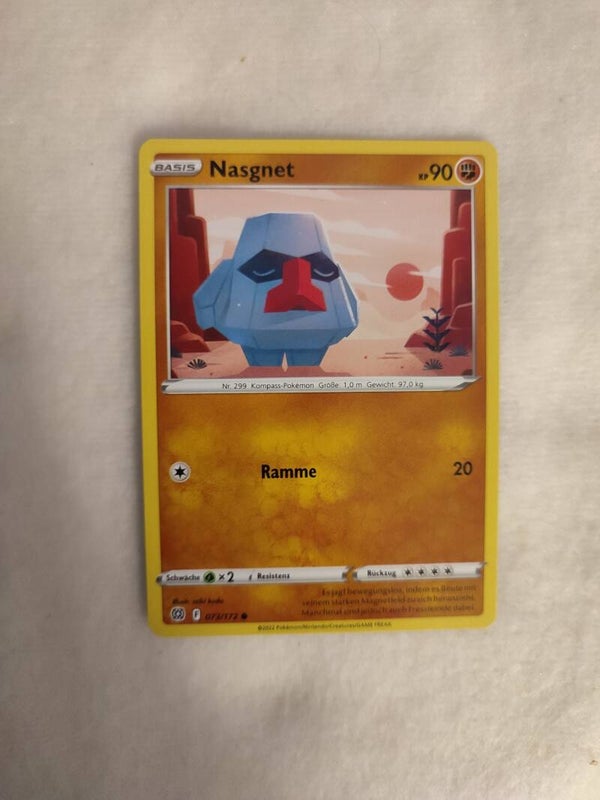 Pokemonkarte Deutsch "Nasgnet"