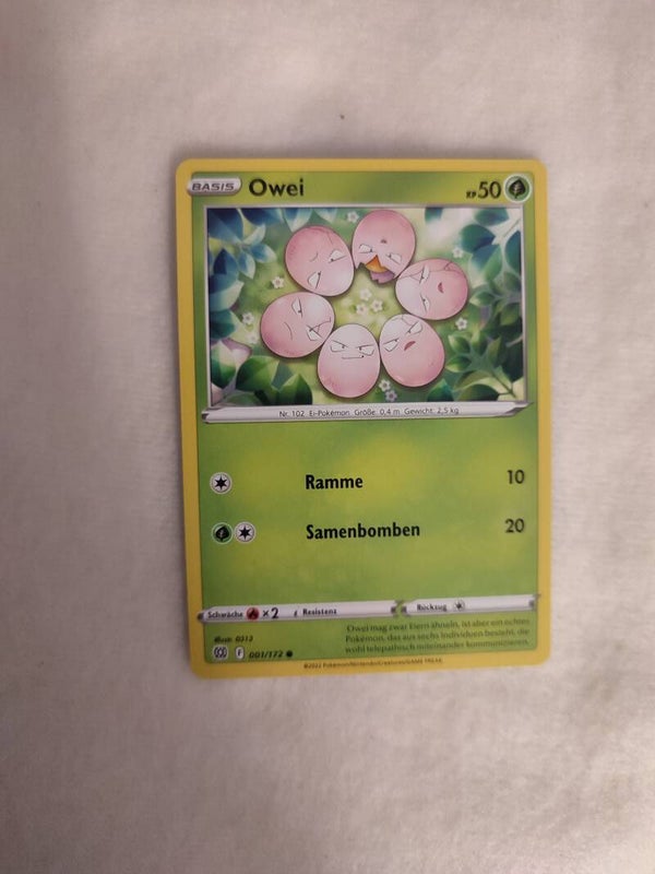 Pokemonkarte Deutsch "Owei"