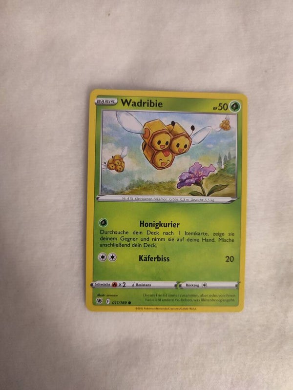 Pokemonkarte Deutsch "Wadribie"