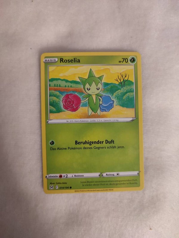 Pokemonkarte Deutsch "Roselia"