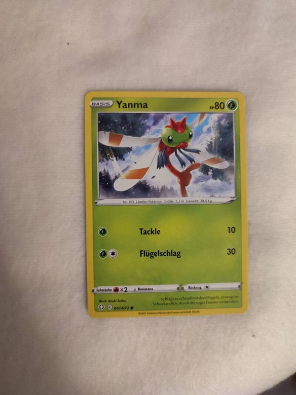 Pokemonkarte Deutsch "Yanma"