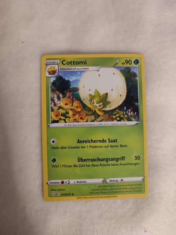 Pokemonkarte Deutsch "Cottomi"