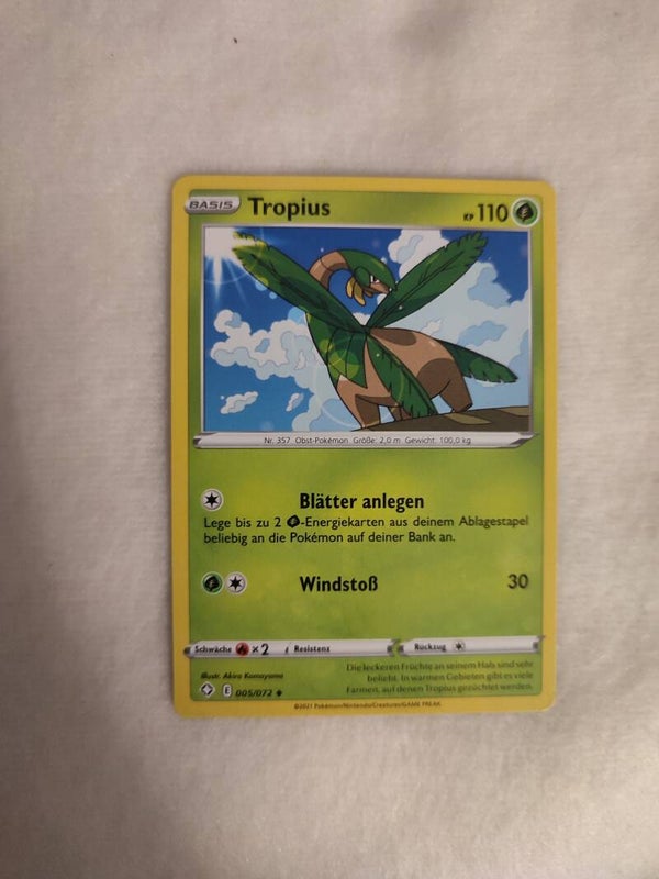 Pokemonkarte Deutsch "Tropius"