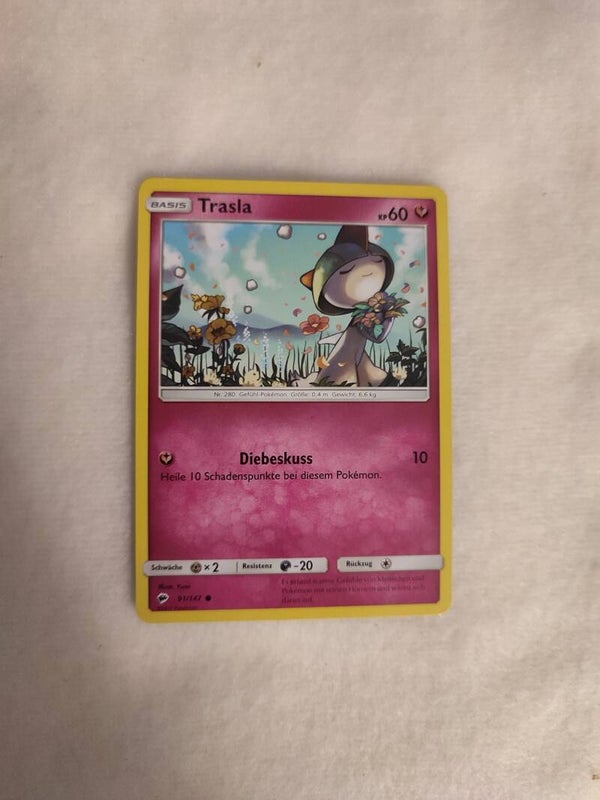 Pokemonkarte Deutsch "Trasla"