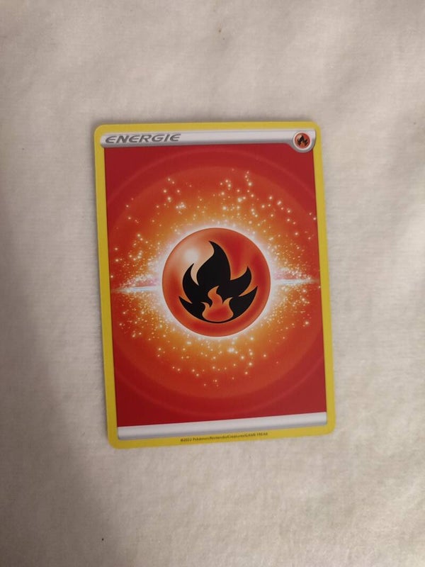 Pokemonkarte Deutsch " Energie Feuer"