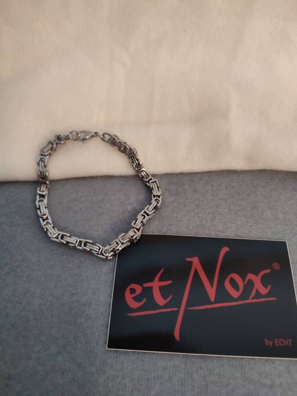et Nox Edelstahlarmband "Königskette"