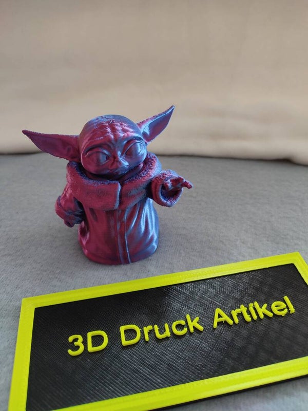 3D Druck "Goru" lila/blau