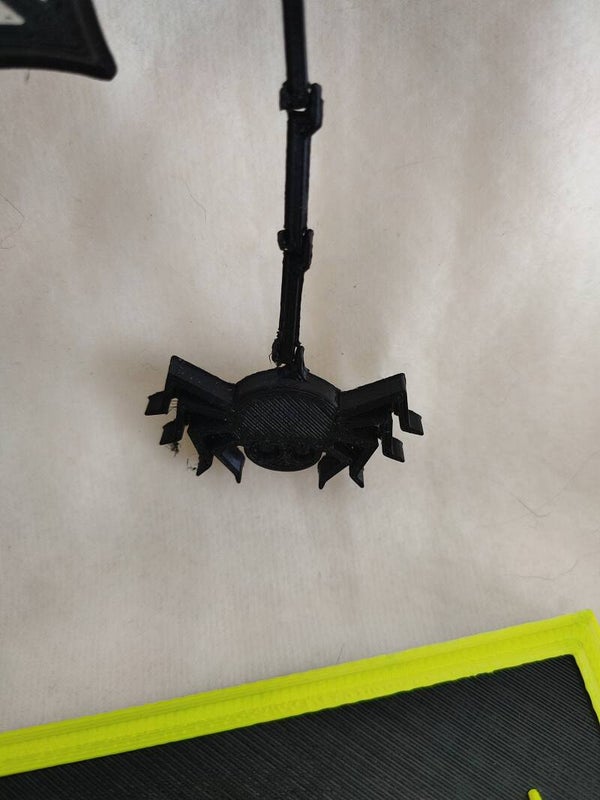 3D Druck "Spinnennetz" schwarz