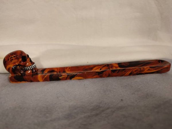 Räucherstäbchenhalter "Marmorierter Totenkopf"