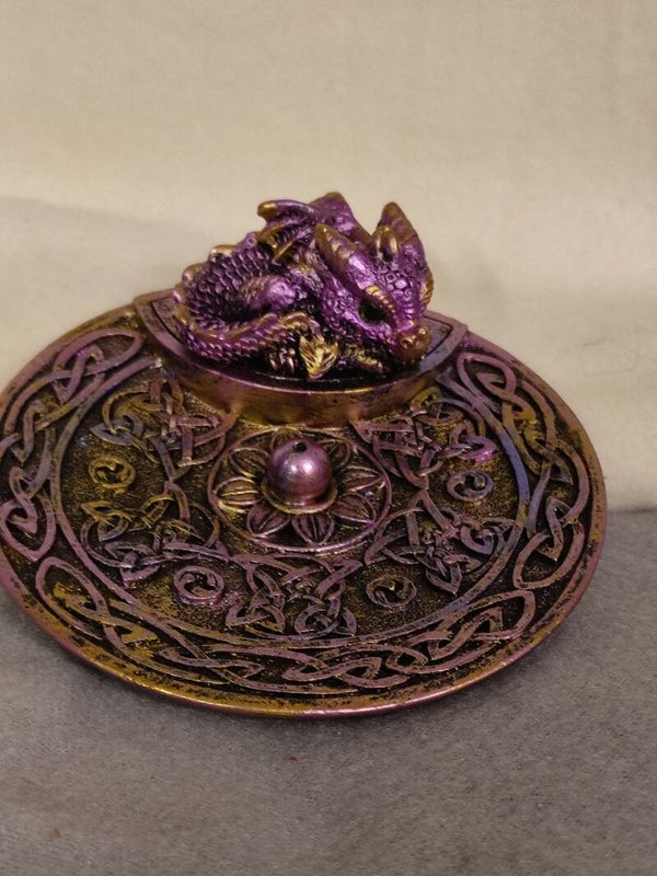 Räucherstäbchenhalter "Drache Keltische Schale"