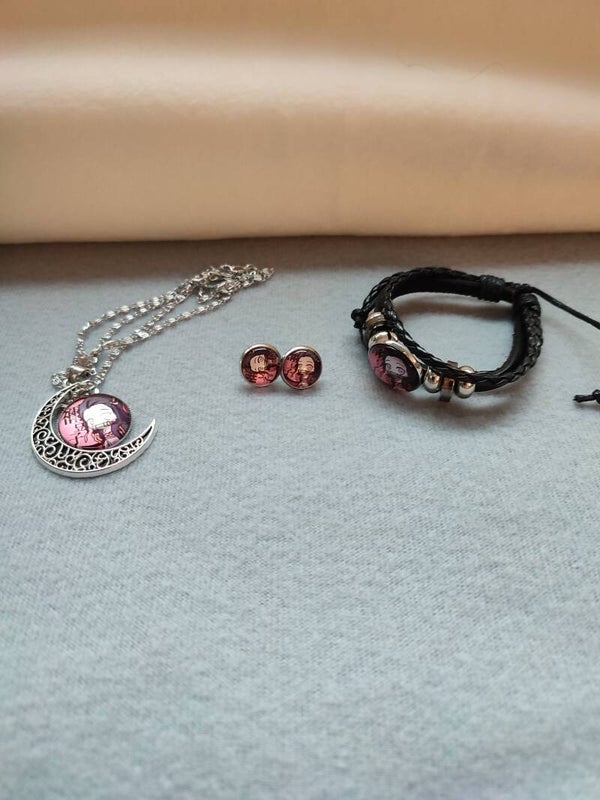 Schmuckset Deamon Slayer "Nezuko"