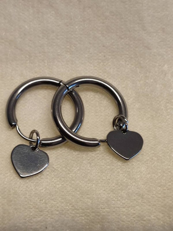 etNox Klappcreolen "Herz"