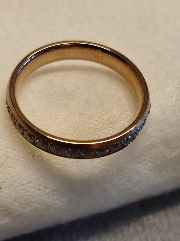 LuxXL "Fine Steel" rosegold (beschichtet) Zirkonia halb