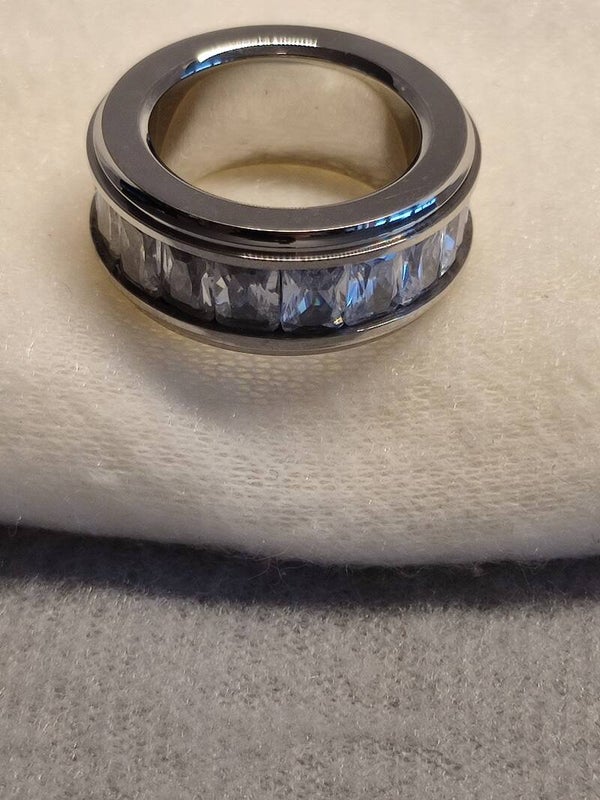 LuxXL Edestahl "FineSteel Zirkonia Silber