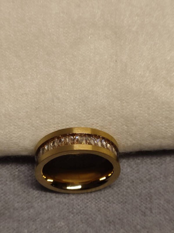 LuxXL "FineSteel" golden Zirkonia rose