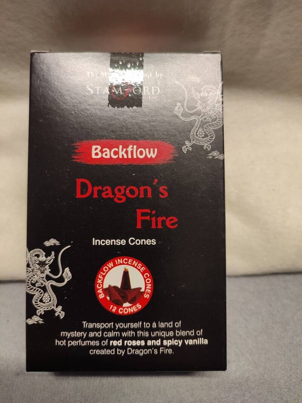 Stamford Backflow Rückfluss Räucherkegel-Drachenfeuer