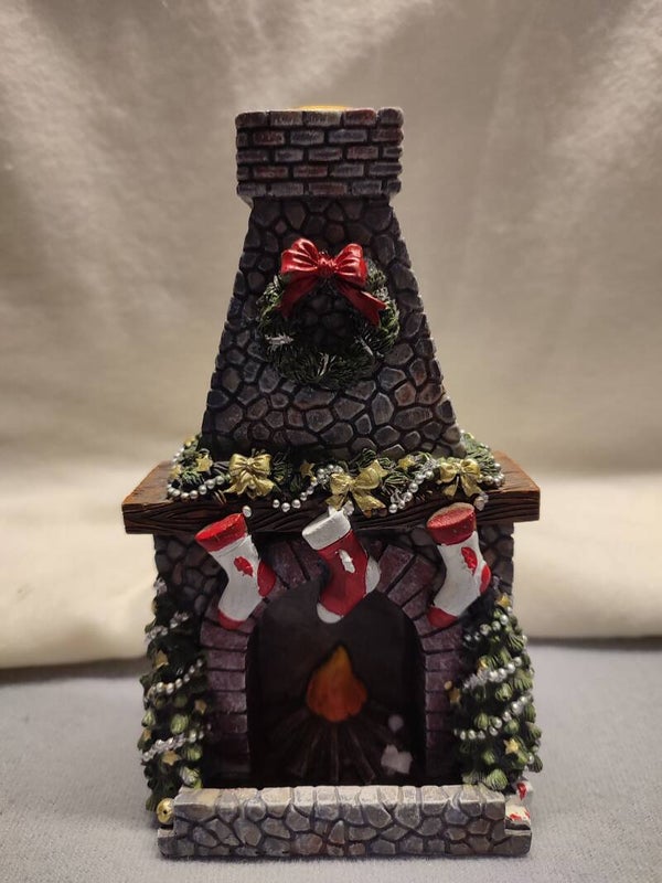 Weihnachtskamin Rückfluss Räucherbrenner