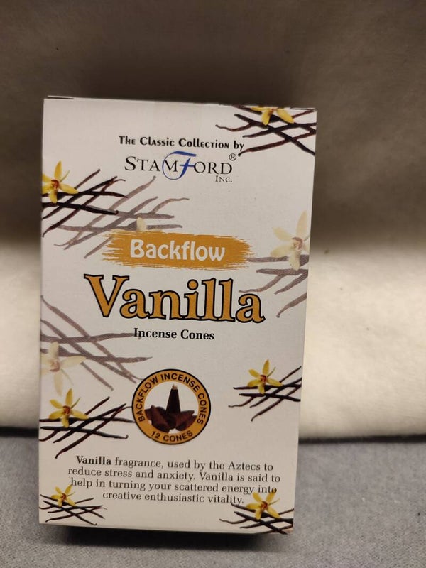 Stamford Backflow Räucherkegel "Vanille"
