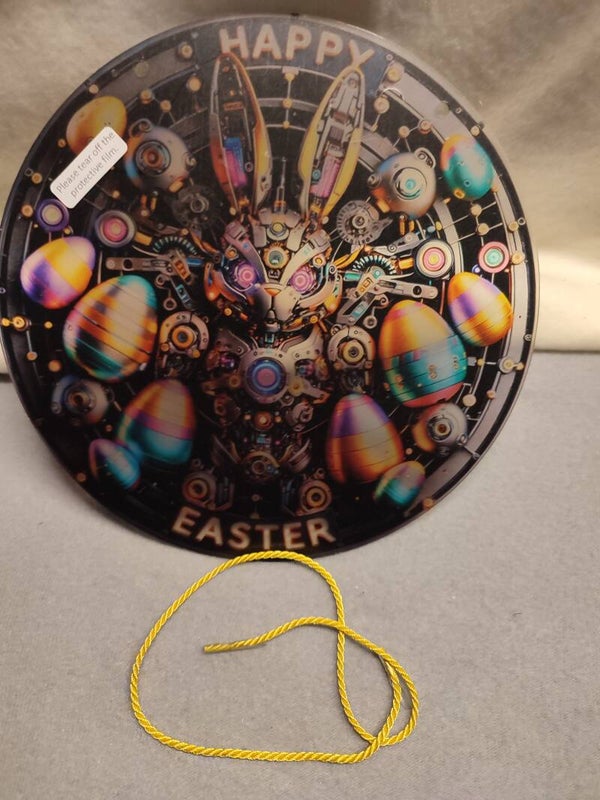 Sonnenfänger "Happy Eastern Cyborg Bunny"