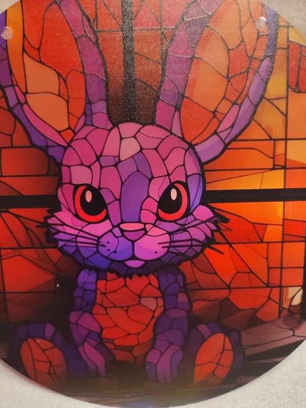 Sonnenfänger "Buntglas Bunny"