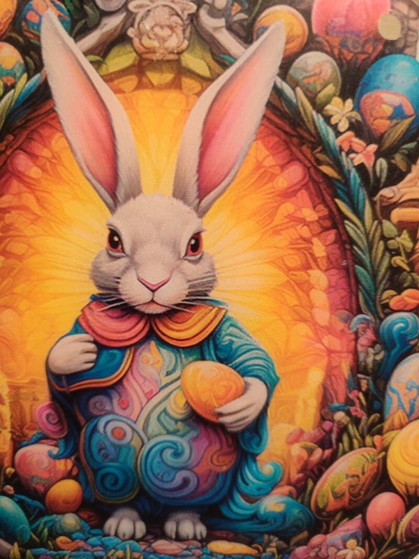 Sonnenfänger "Retro Osterhase"