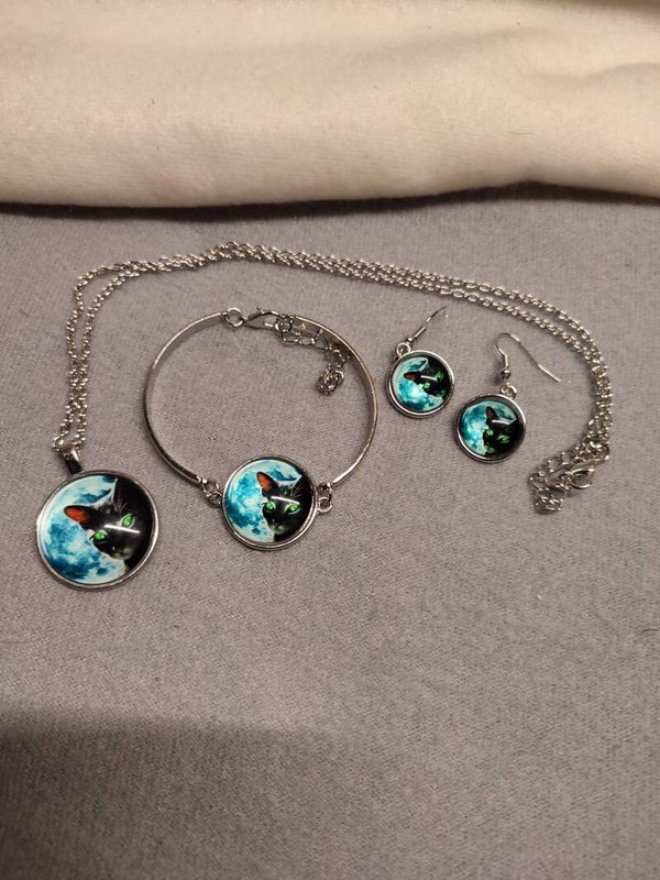 Schmuckset Katze