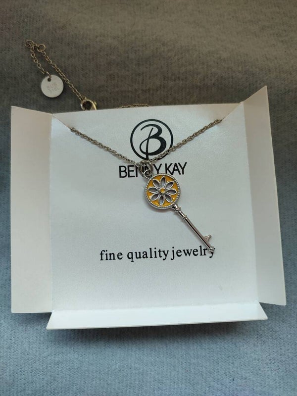 Edelstahlanhänger "Key" inklusive Kette