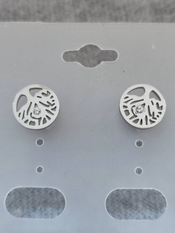 Akzent Ohrstecker "Lebensbaum" mit Stein