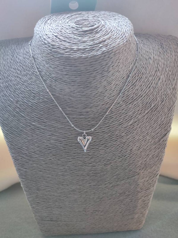 Akzent Herzkette Edelstahl "Corin"