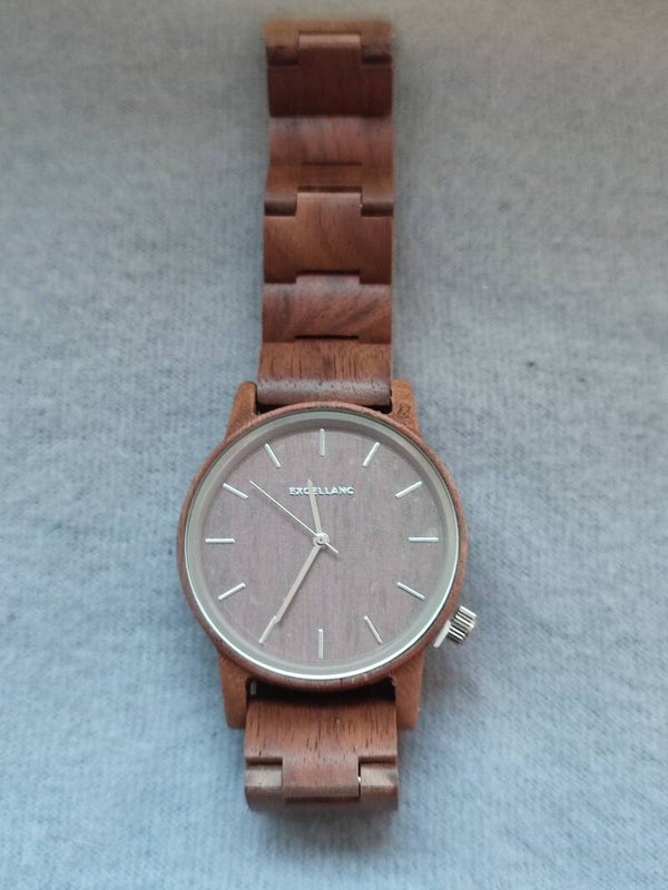 Excellanc Holzarmbanduhr "Unisex"