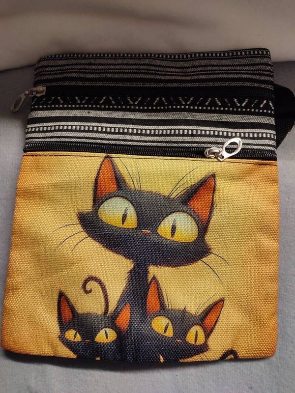 Mini Handtasche "Cat-Family" Variante2