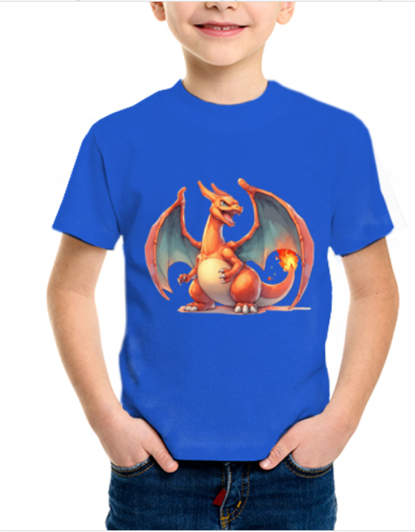 Kinder T-Shirt "Glurak Aquarel"