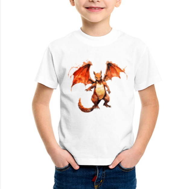 Kinder T-Shirt "Glurak Fantasy"