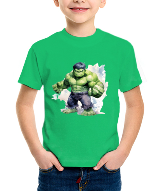 Kinder T-Shirt "Hulk Chibi"