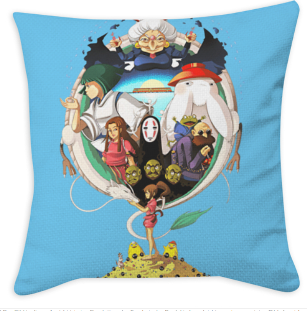 Kissen "Chihiros Reise"