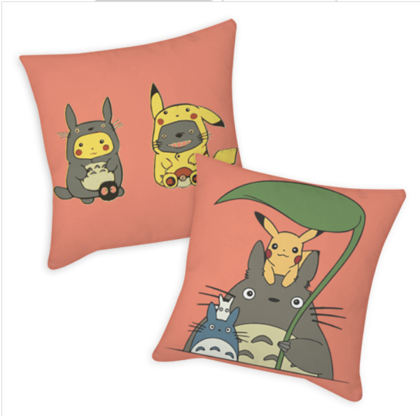 Kissen Totoro & Pikachu 1"