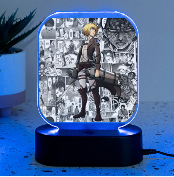Fotolampe "Attack on Titan Armin"