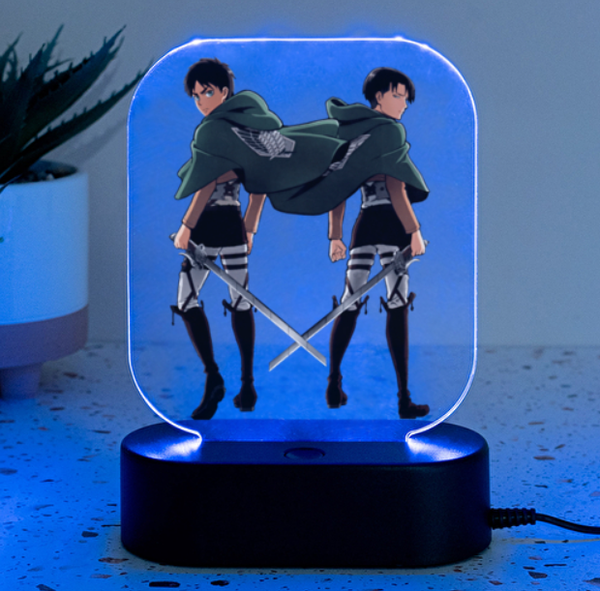 Fotolampe "Attack on Titan Duo"