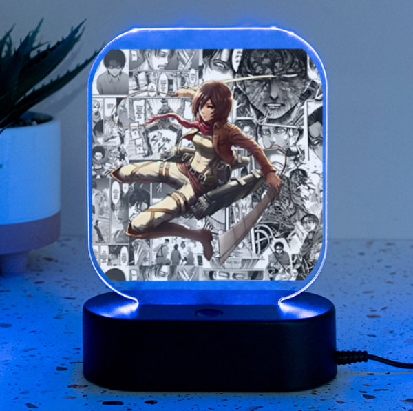 Fotolampe "Attack on Titan Miaksa"