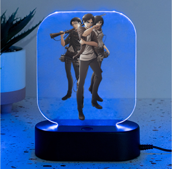 Fotolampe "Attack on Titan Trio"