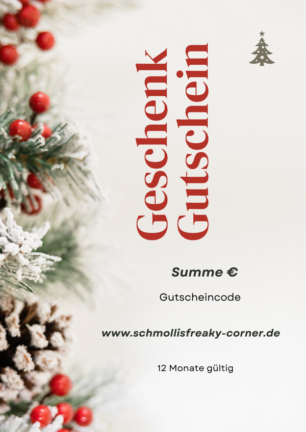 Gutschein Weihnachten Tannentraum