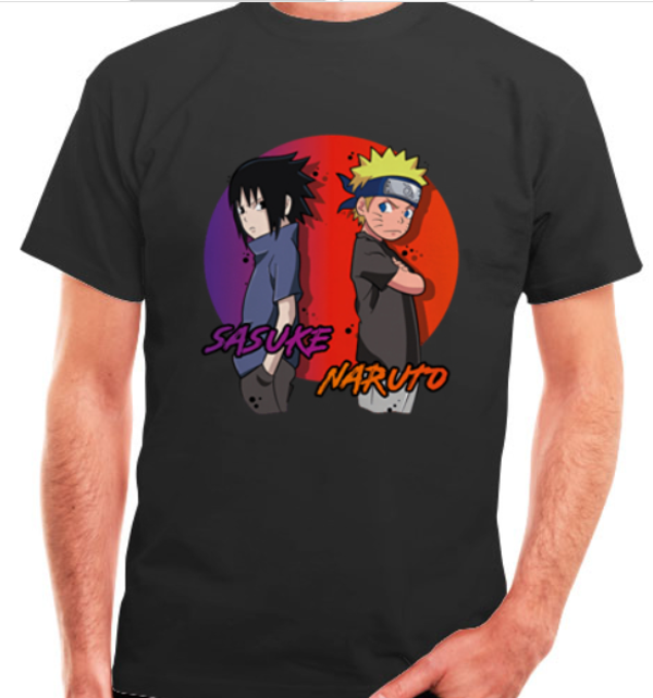 T-Shirt "Naruto und Sasuke"