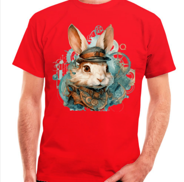 T-Shirt "Steampunk Bunny"