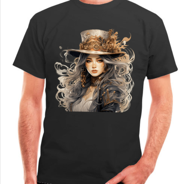 T-Shirt "Steampunk Lady"